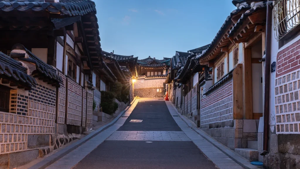 Bukchon Hanok Village traditional tile-roofed residences